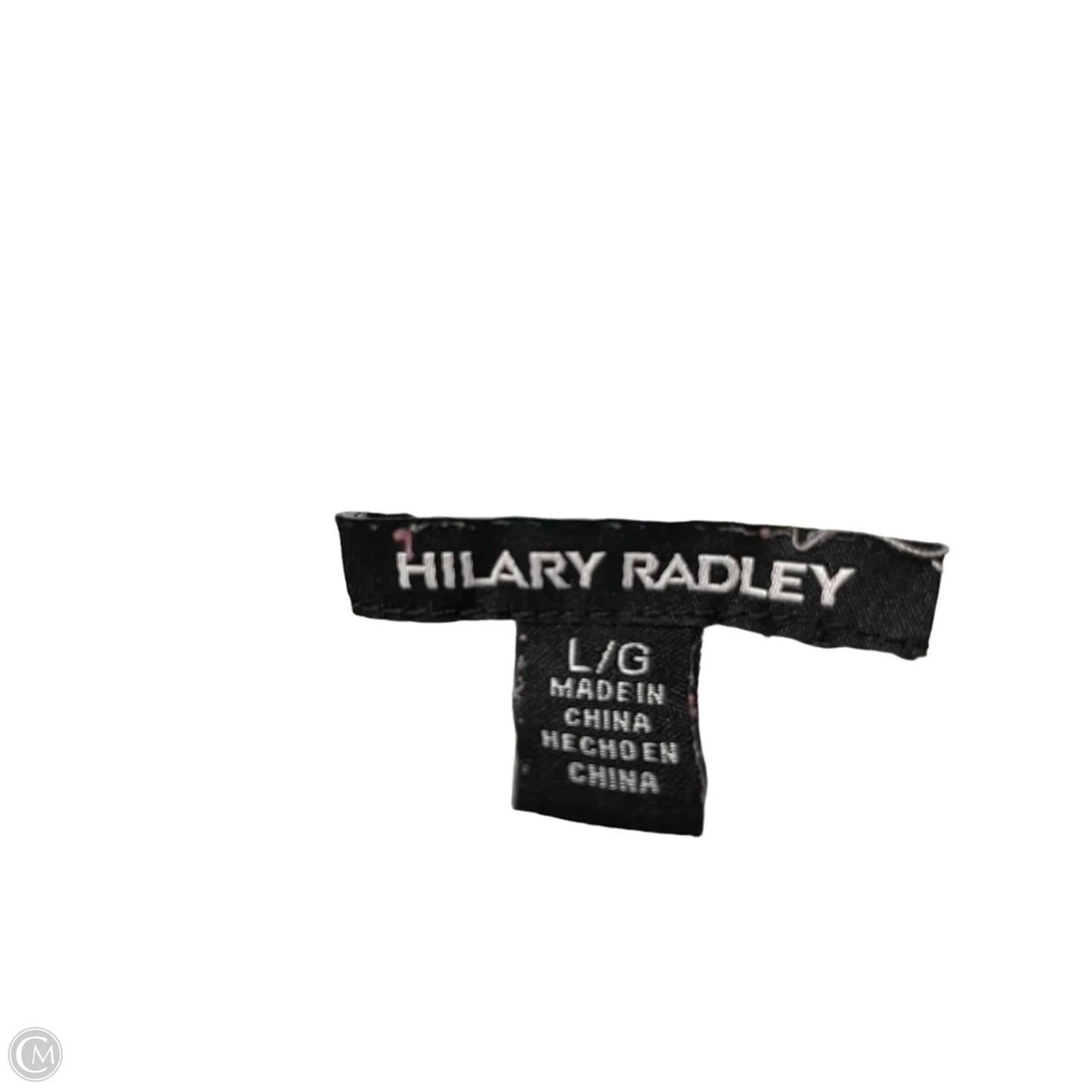 Blouse Short Sleeve By Hilary Radley In Green & Yellow, Size: L