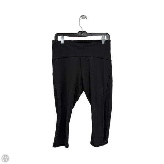 Athletic Leggings Capris By Lululemon In Black, Size: 10