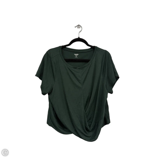 Athletic Top Short Sleeve By Old Navy In Green, Size: Xl