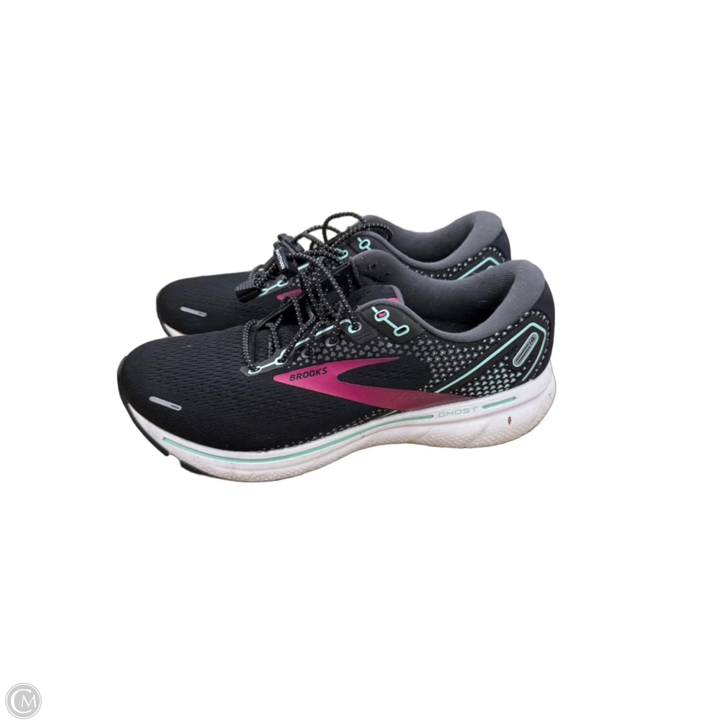 Shoes Athletic By Brooks In Black & Pink, Size: 10