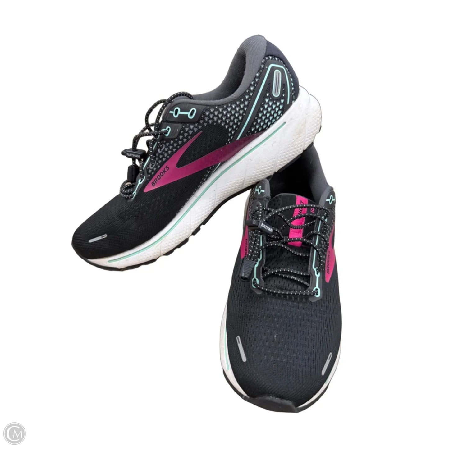 Shoes Athletic By Brooks In Black & Pink, Size: 10