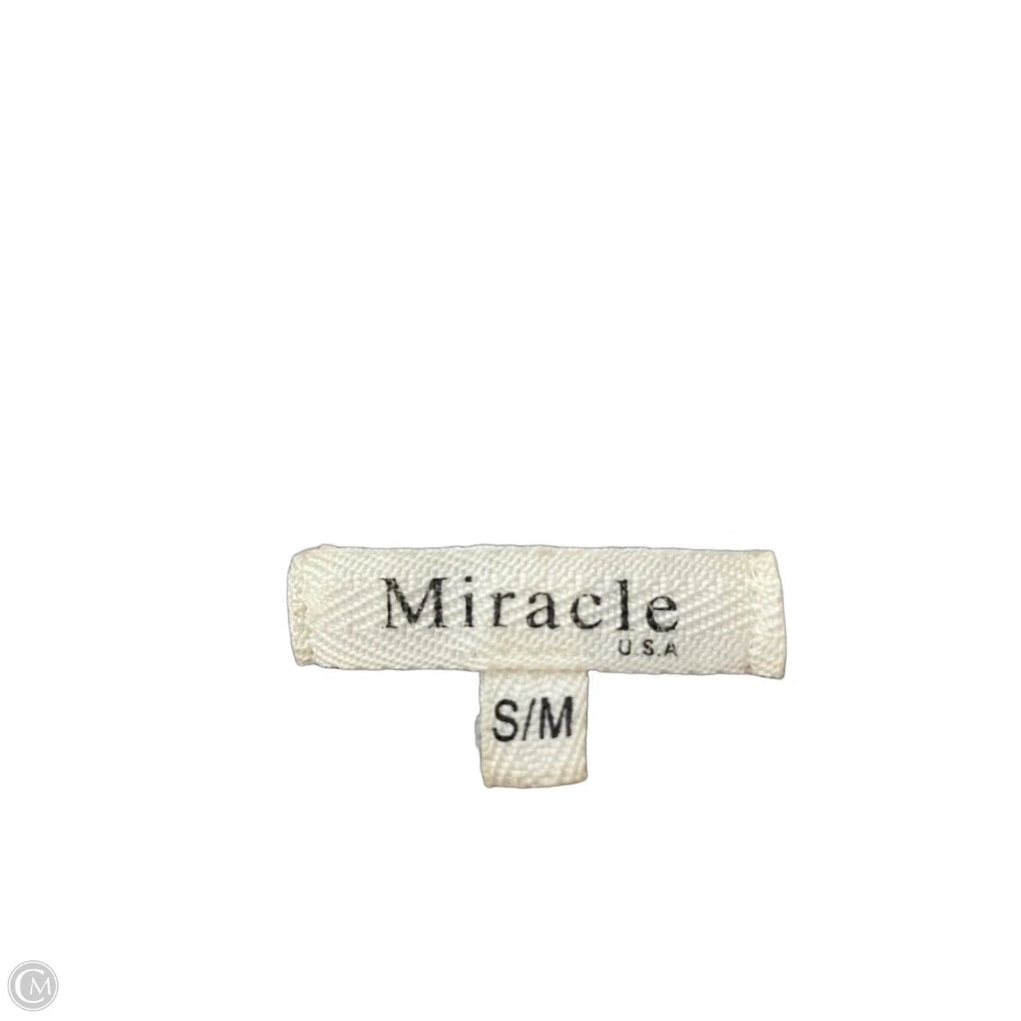 Sweater By Miracle In Black & White, Size: M