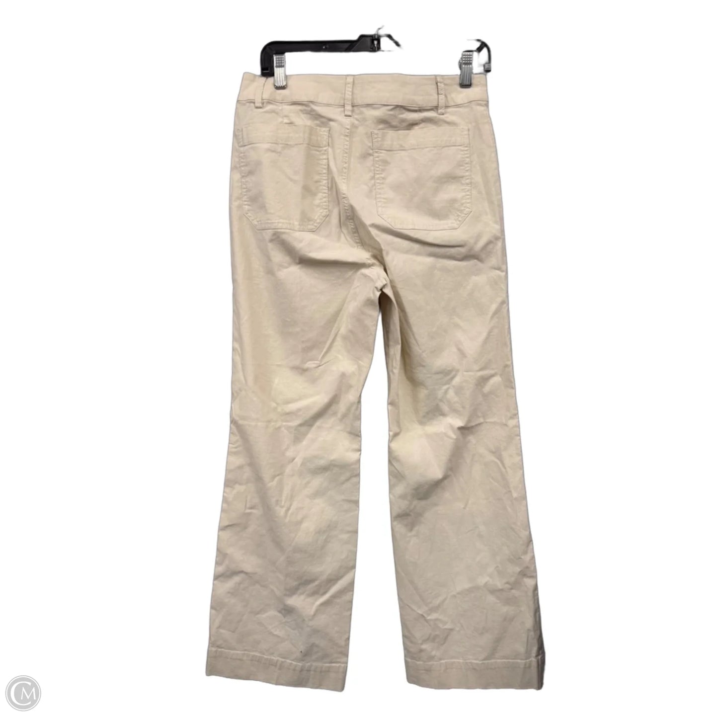 Pants Wide Leg By J. Crew In Cream, Size: 8