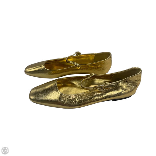 Shoes Flats By Steve Madden In Gold, Size: 8.5