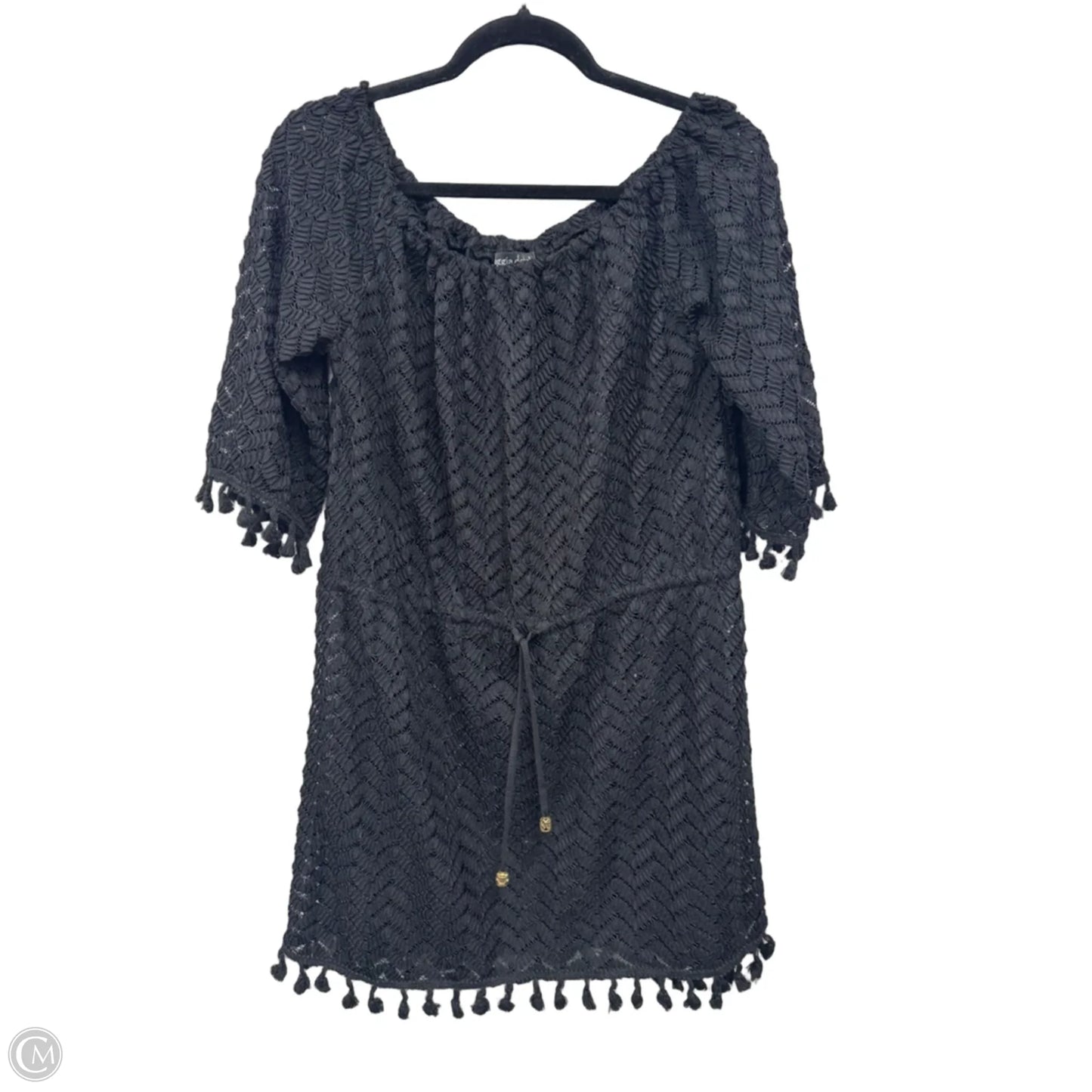 Swimwear Cover-up By Clothes Mentor In Black, Size: Xl