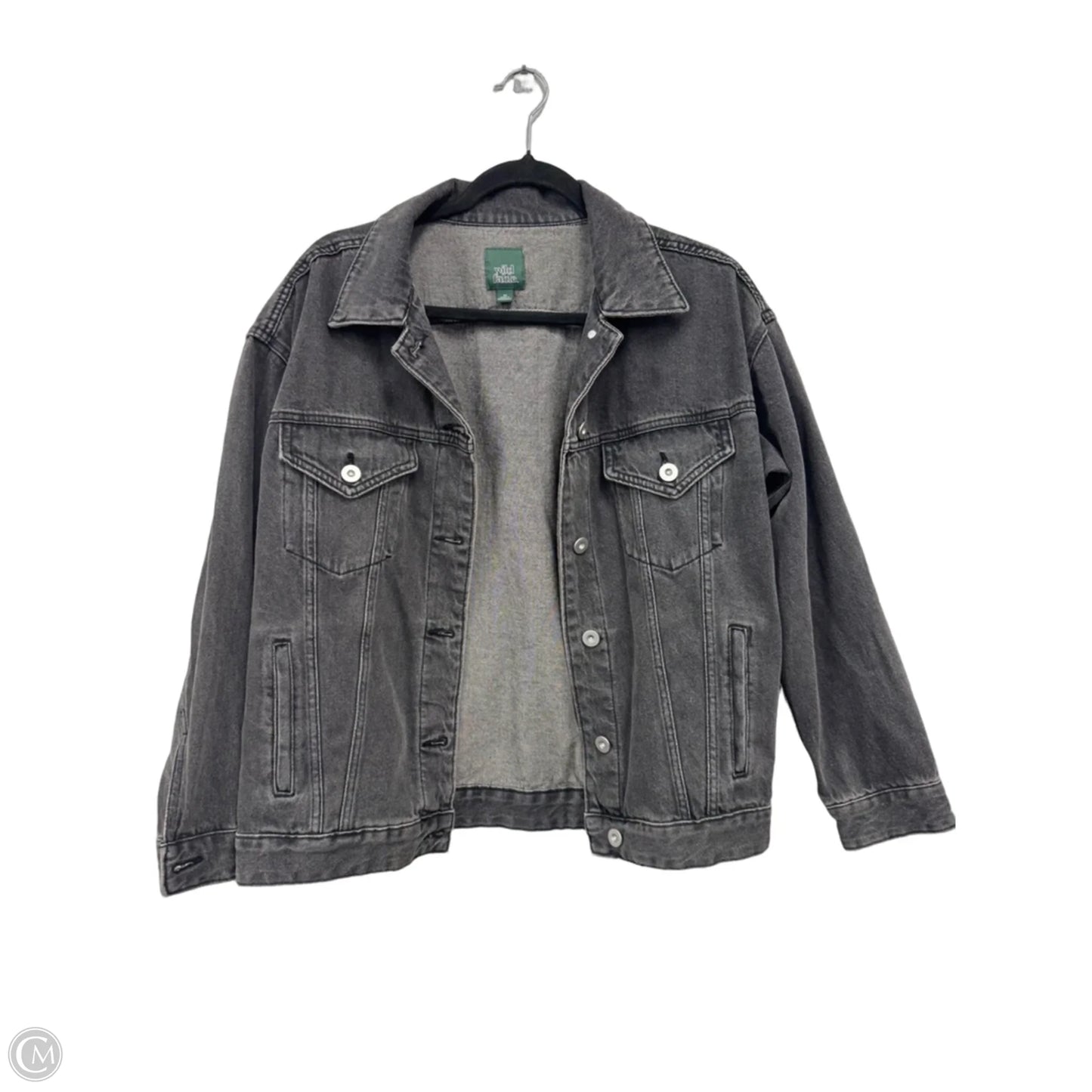 Jacket Denim By Wild Fable In Black Denim, Size: Xs