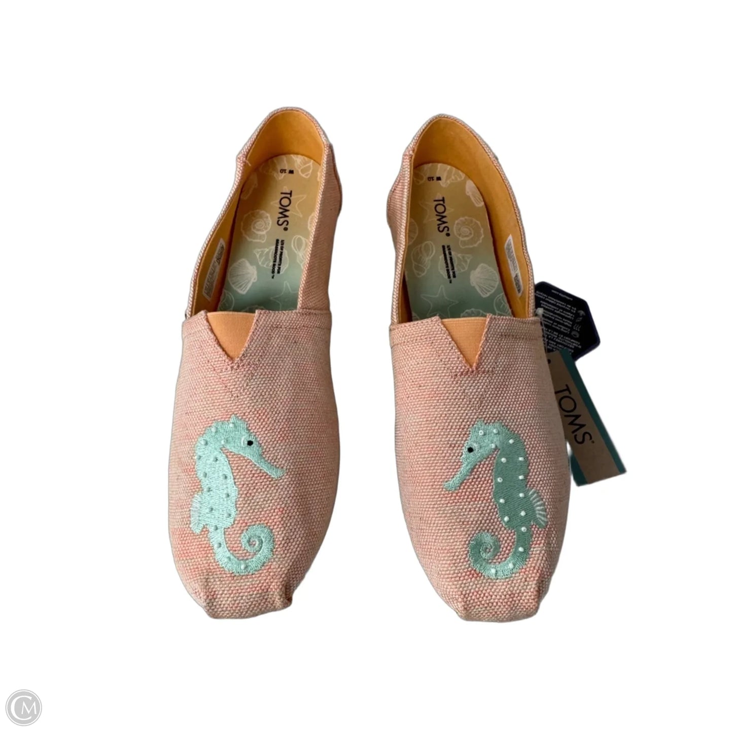 Shoes Flats By Toms In Peach, Size: 10