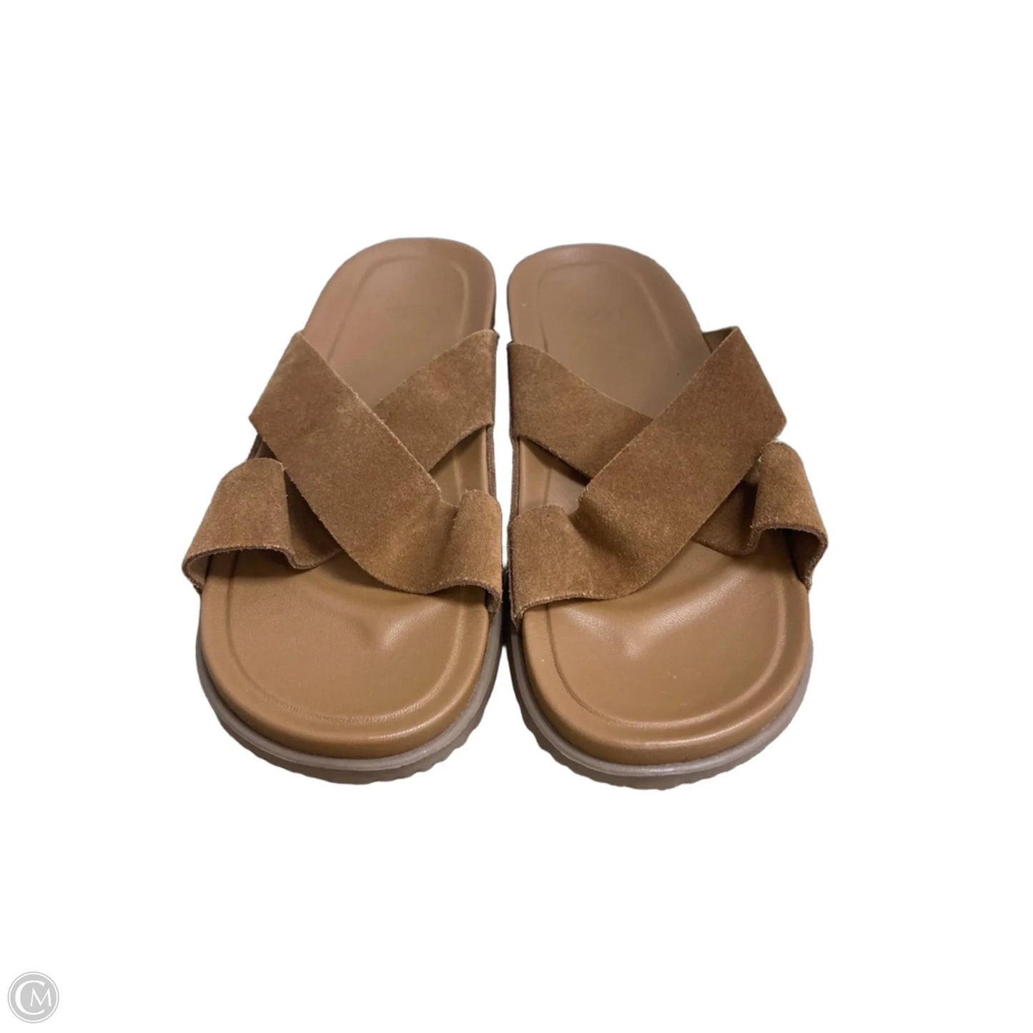 Sandals Designer By Ugg In Brown, Size: 10