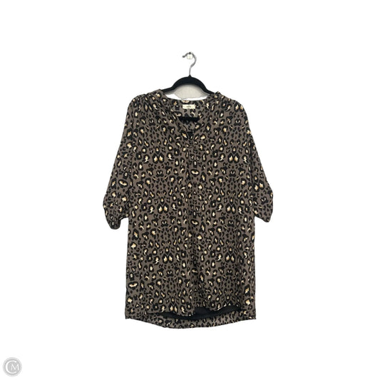 Dress Casual Short By Entro In Black & Brown, Size: M