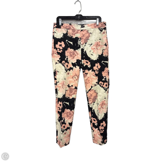 Pants Dress By Talbots In Black & Pink, Size: 10
