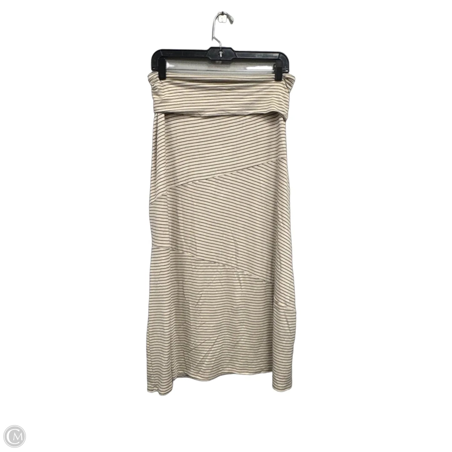 Skirt Maxi By See You Monday In Black & Cream, Size: M