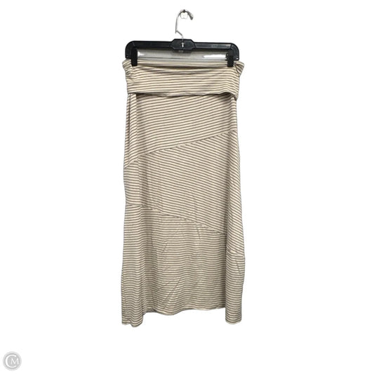 Skirt Maxi By See You Monday In Black & Cream, Size: M