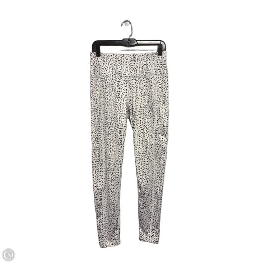 Athletic Leggings By Apana In Black & White, Size: M
