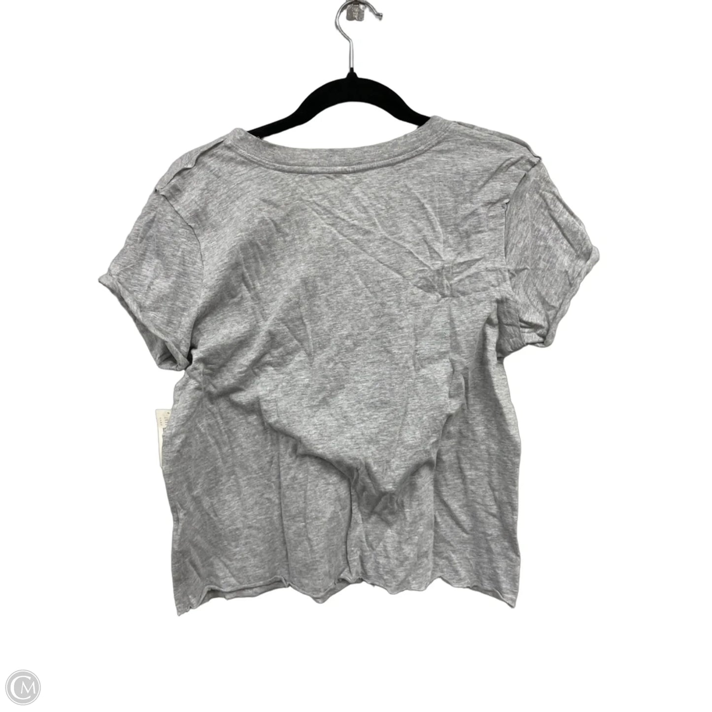 Top Short Sleeve By Anthropologie In Blue & Grey, Size: Xs