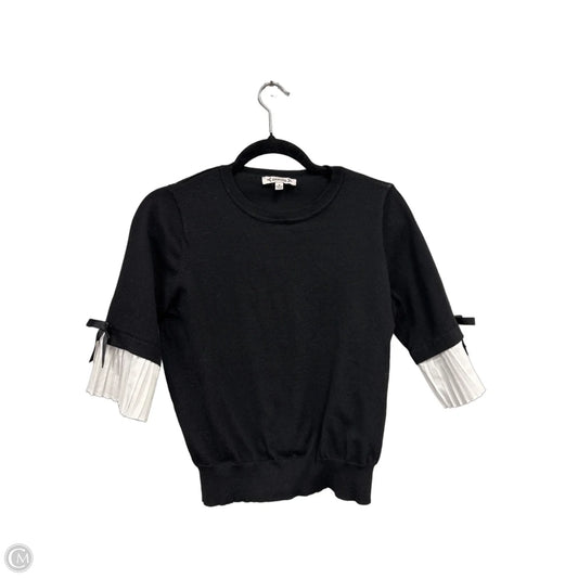 Sweater Short Sleeve By Nanette By Nanette Lepore In Black & White, Size: M