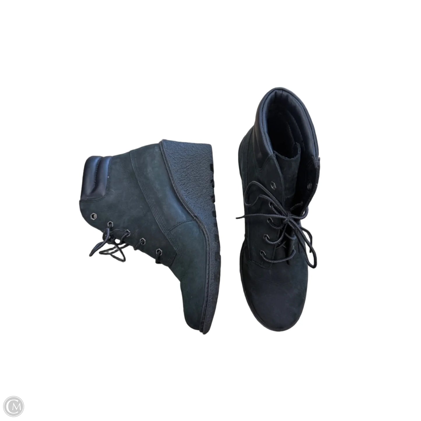 Boots Ankle Heels By Timberland In Black, Size: 8.5