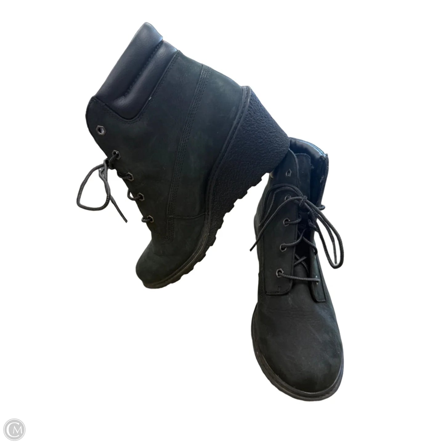 Boots Ankle Heels By Timberland In Black, Size: 8.5