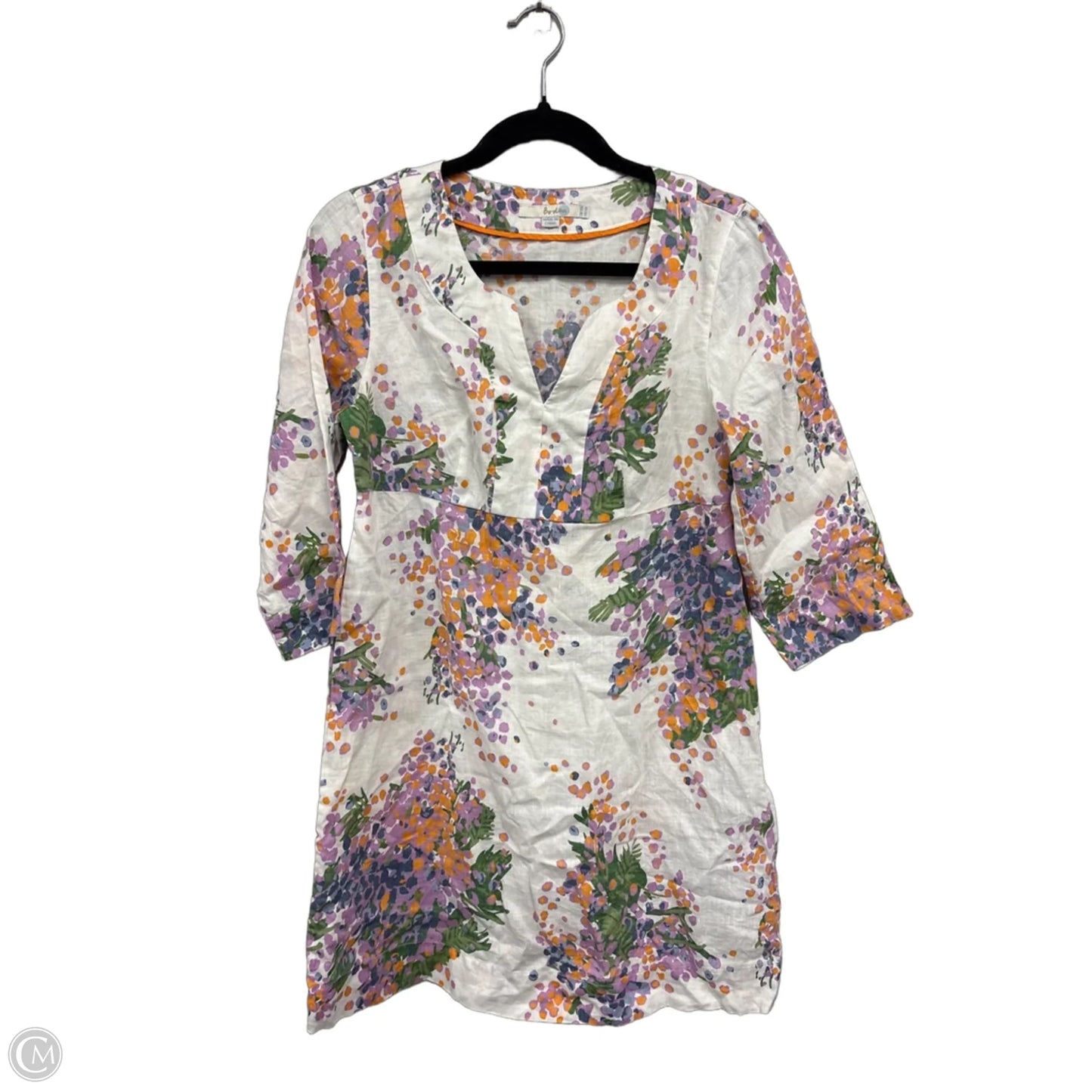 Dress Casual Short By Boden In Purple & White, Size: 6