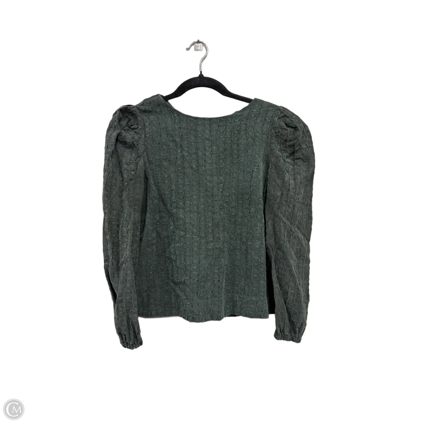 Top Long Sleeve By Cmc In Green, Size: Xs