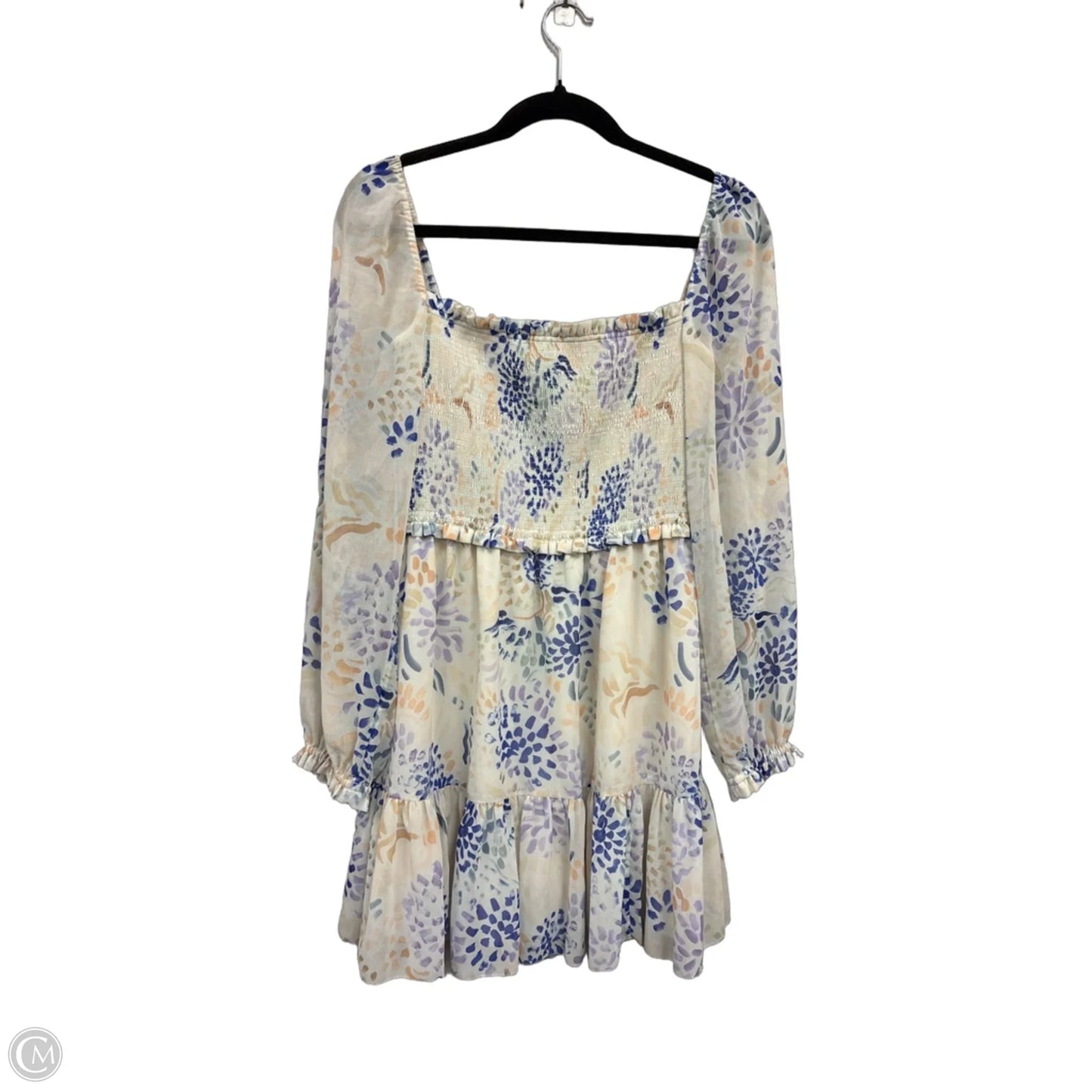 Dress Casual Short By Wilfred In Blue & Purple, Size: M