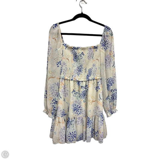 Dress Casual Short By Wilfred In Blue & Purple, Size: M