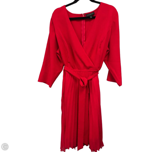 Dress Casual Midi By Lane Bryant In Red, Size: 20