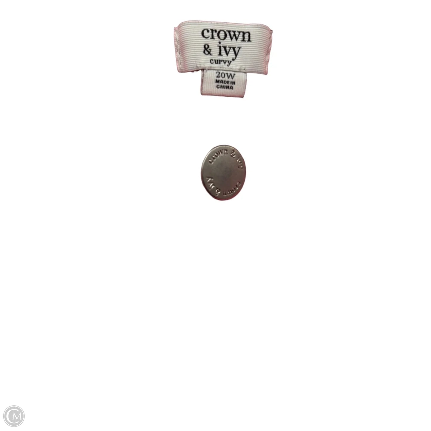 Jeans Straight By Crown And Ivy In Coral, Size: 20