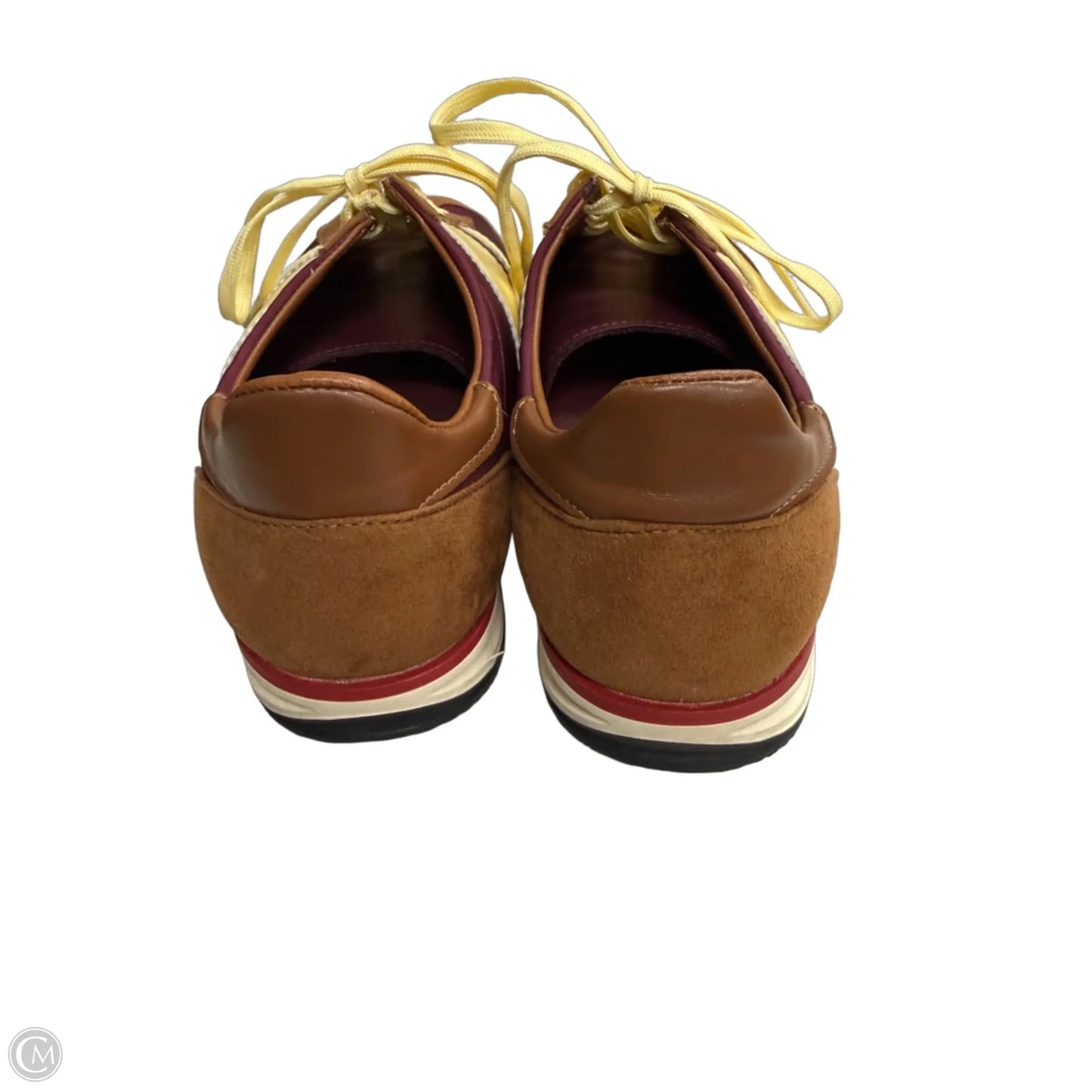 Shoes Sneakers By Madden Girl In Brown & Cream, Size: 9