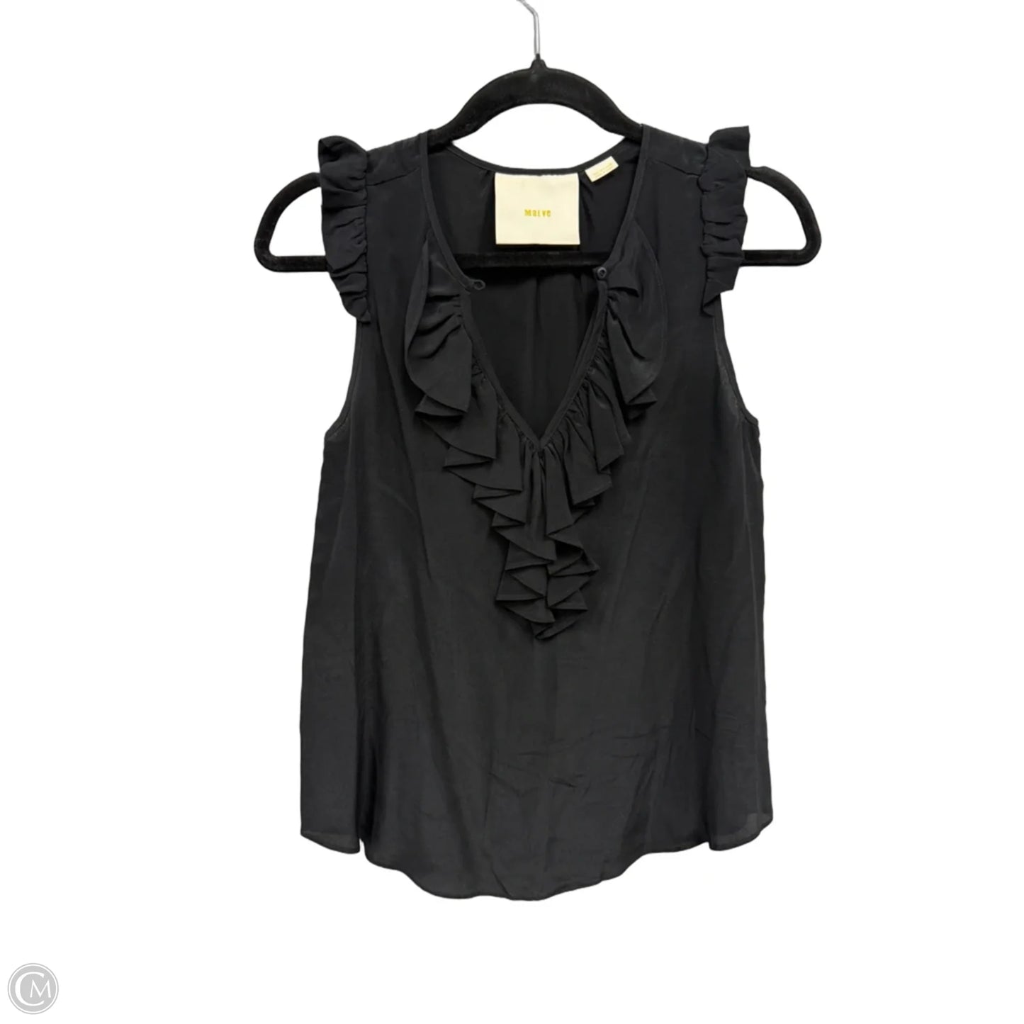 Blouse Sleeveless By Maeve In Black, Size: 0
