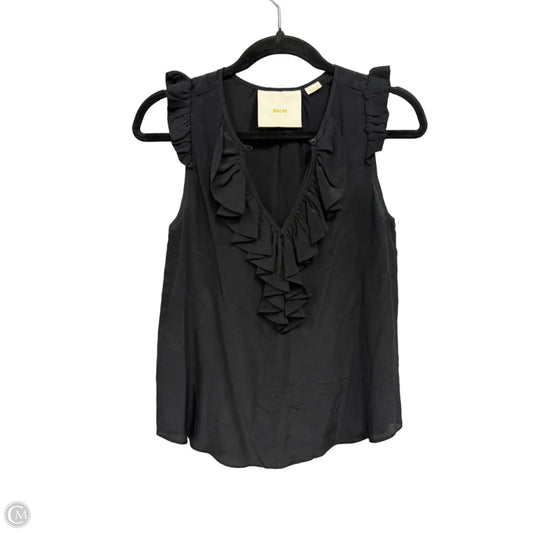 Blouse Sleeveless By Maeve In Black, Size: 0