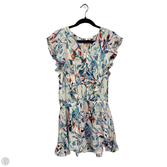 Dress Casual Short By Parker In Blue & White, Size: Xs