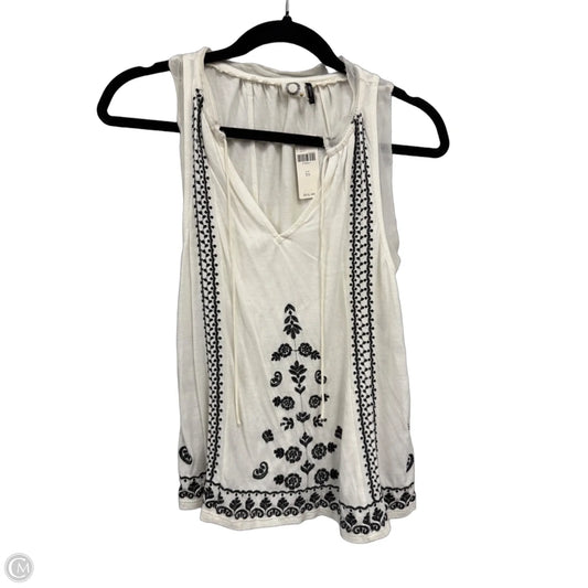 Blouse Sleeveless By Akemi And Kin In Black & White, Size: Xs