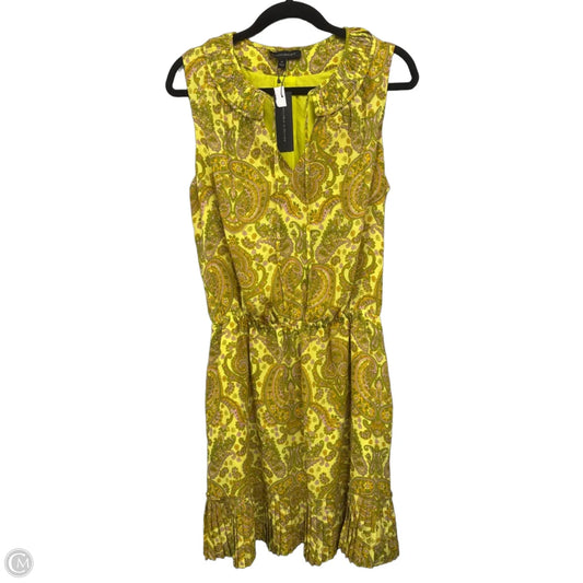 Dress Casual Short By Banana Republic In Green & Pink, Size: M
