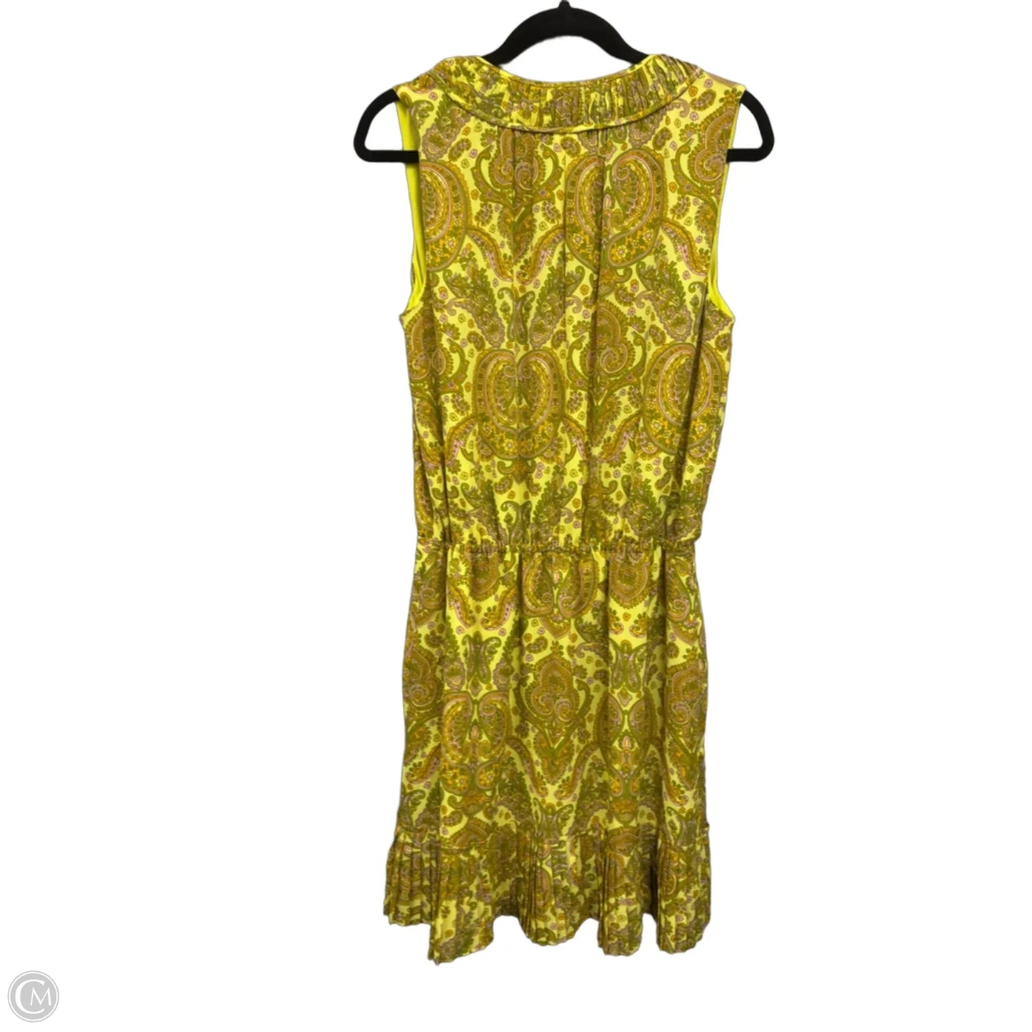 Dress Casual Short By Banana Republic In Green & Pink, Size: M