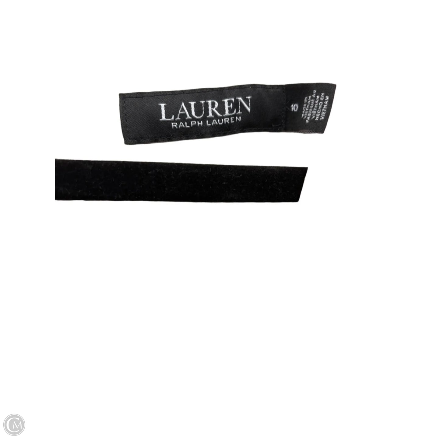 Dress Casual Short By Lauren By Ralph Lauren In Green & Tan, Size: 10