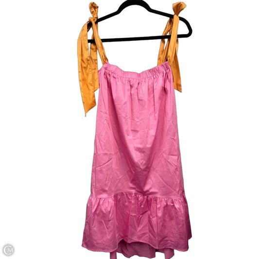 Dress Casual Short By Antonio Melani In Orange & Pink, Size: 0