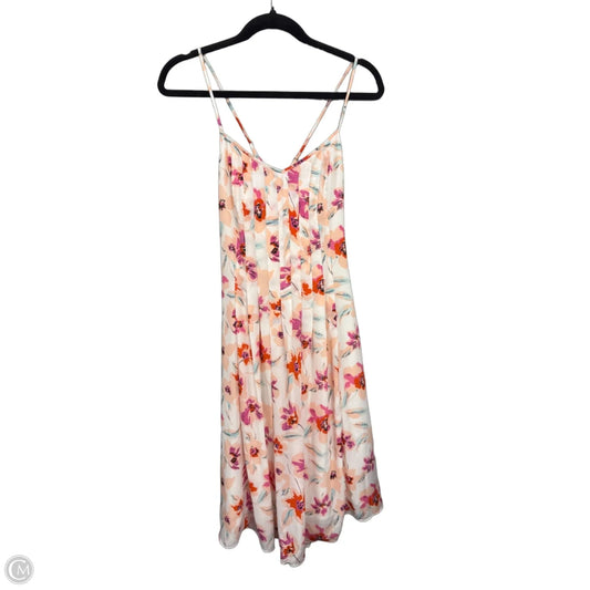 Dress Casual Short By Banana Republic In Pink & White, Size: 0p