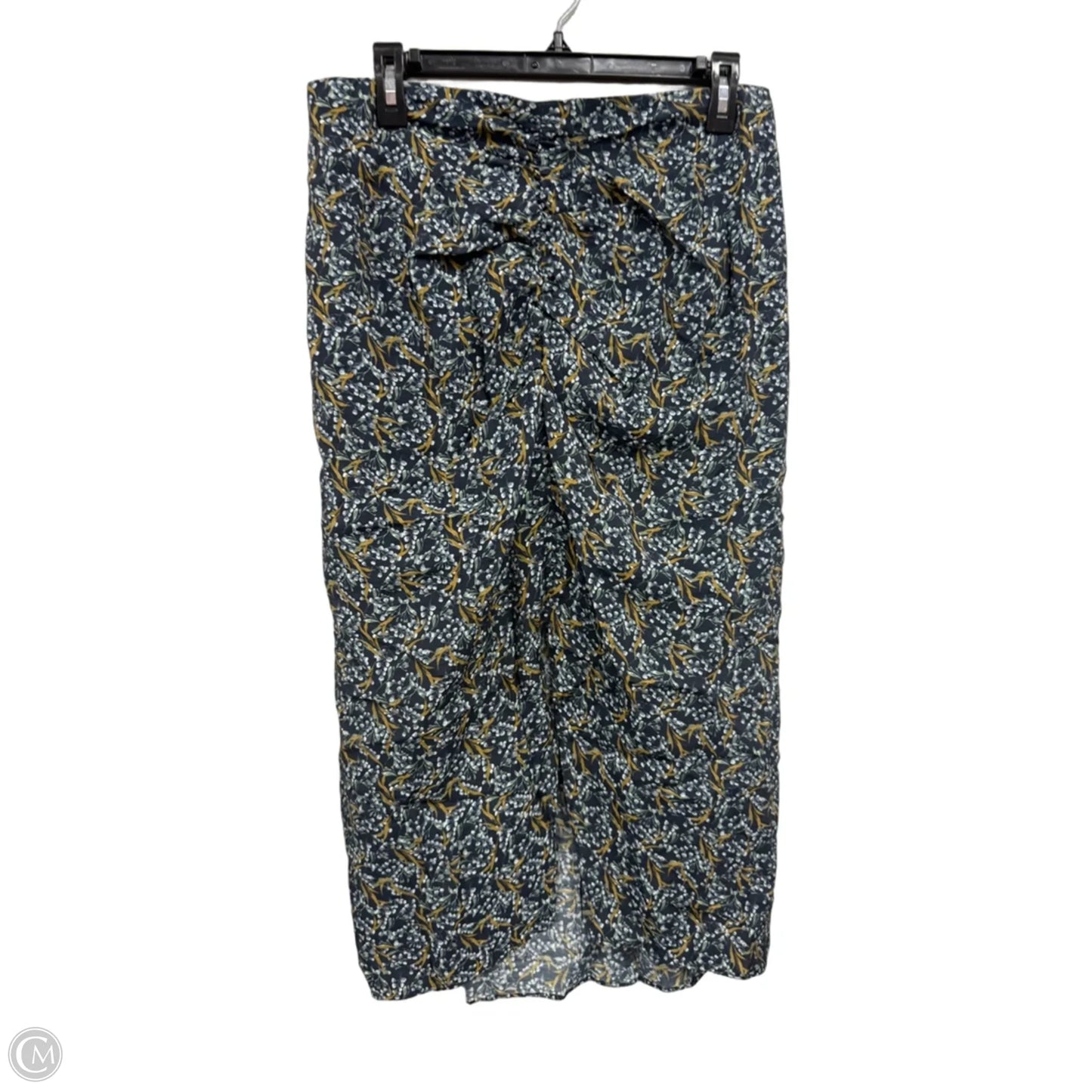 Skirt Midi By White House Black Market In Blue & Brown, Size: 8