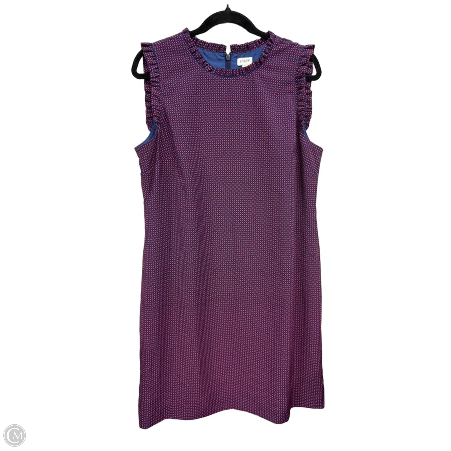 Dress Casual Short By J. Crew In Blue & Red, Size: 16