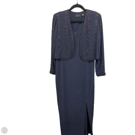 Dress Set 2pc By Dana Buchman In Nautical Print, Size: 8