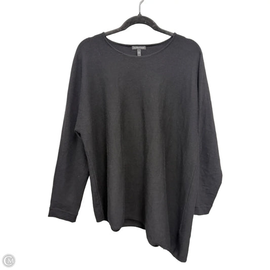 Sweater Cashmere By Eileen Fisher In Black, Size: M