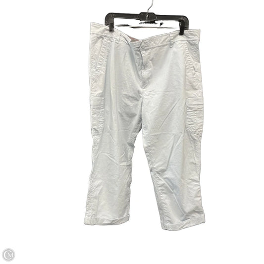 Pants Cropped By Eddie Bauer In Blue, Size: 20