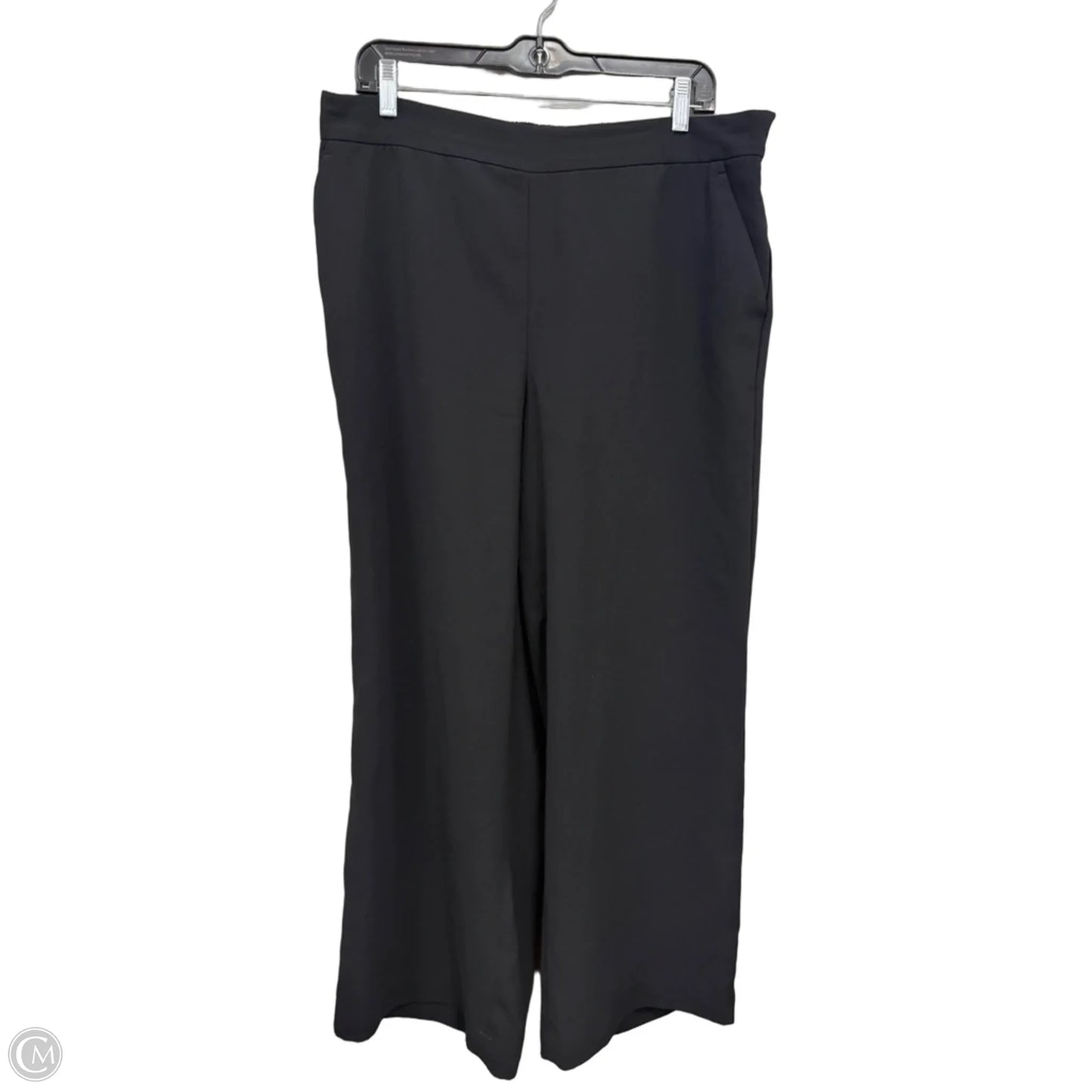 Pants Wide Leg By Loft In Black, Size: L