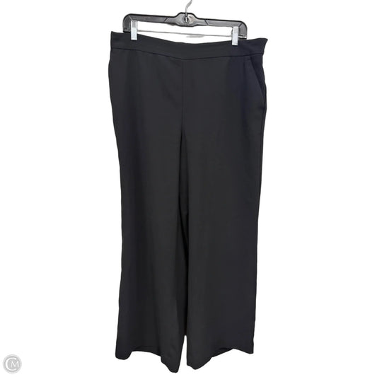 Pants Wide Leg By Loft In Black, Size: L