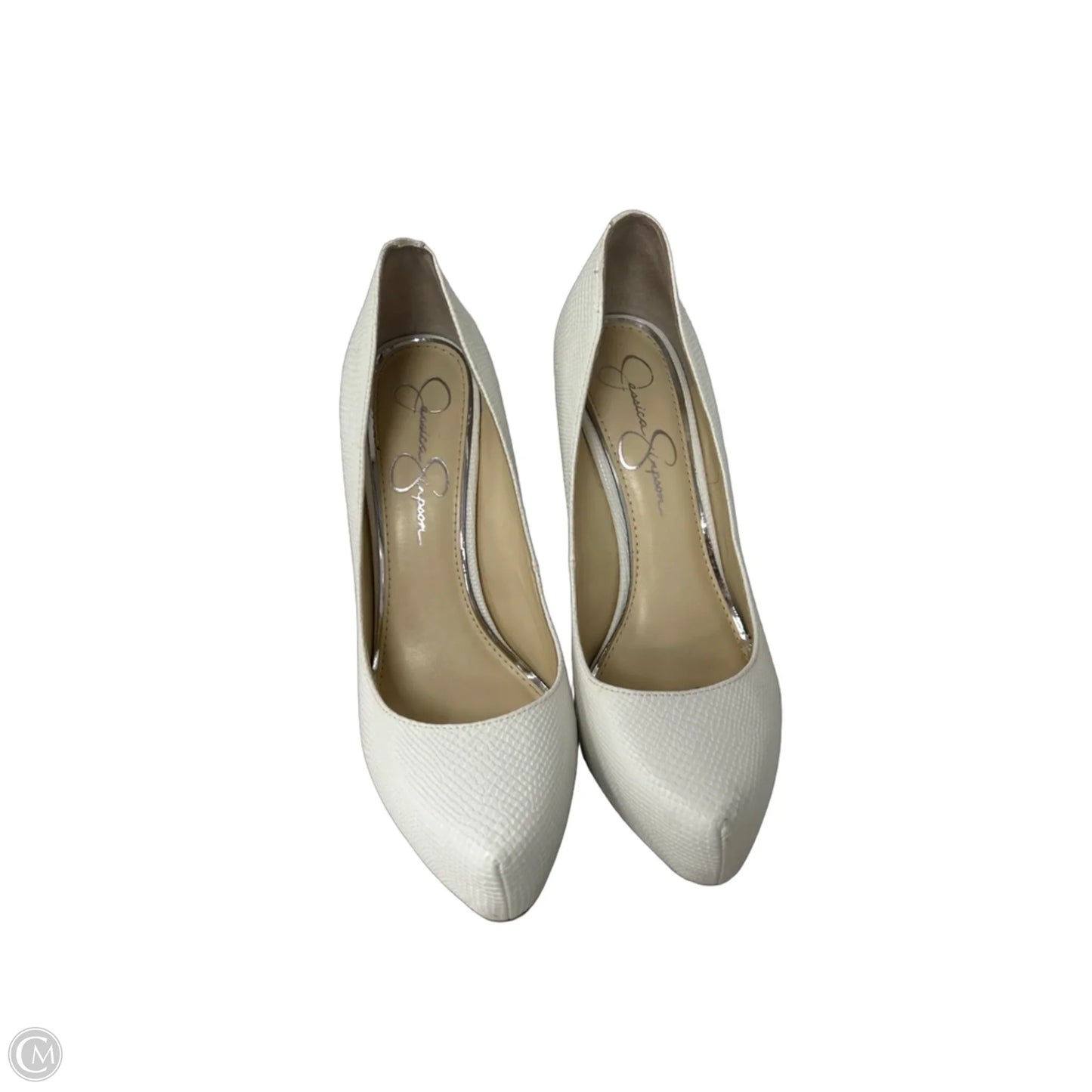 Shoes Heels Stiletto By Jessica Simpson In Ivory, Size: 9