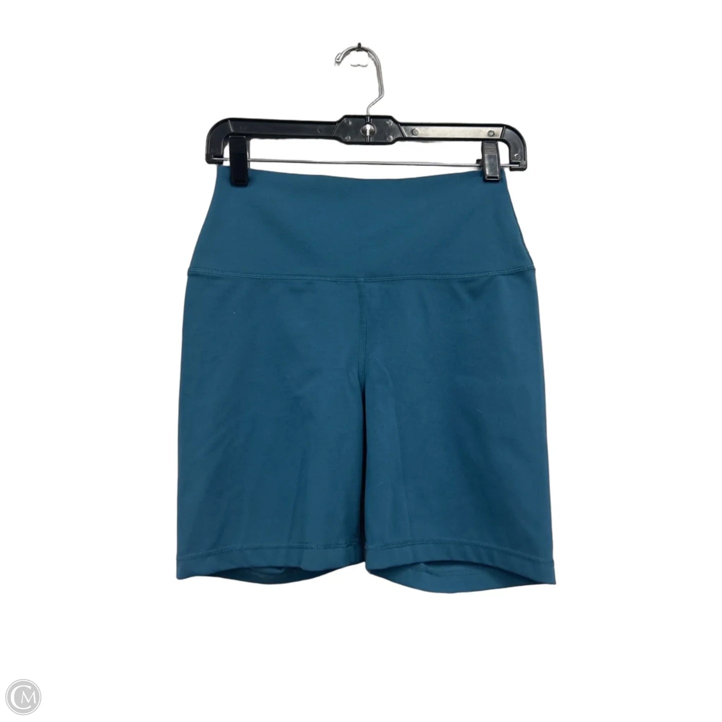 Athletic Shorts By Yogalicious In Teal, Size: L