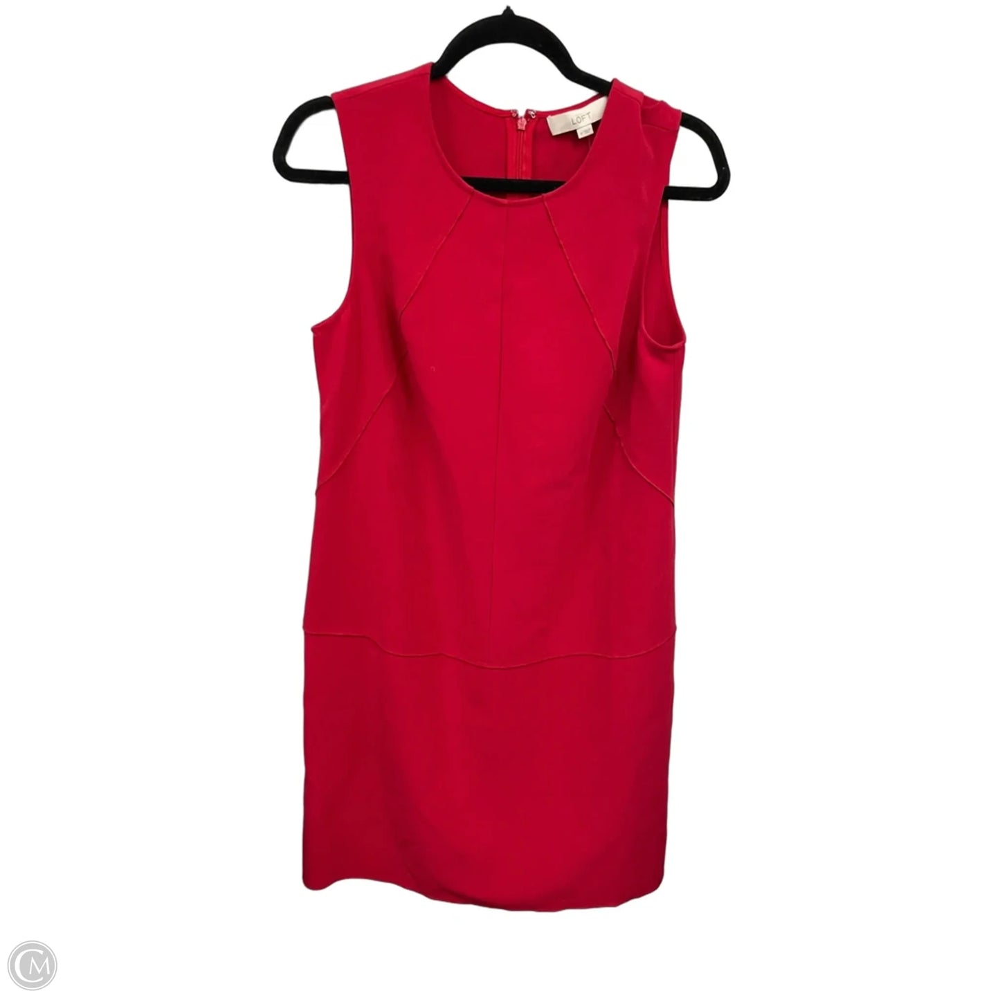 Dress Casual Short By Loft In Red, Size: 8