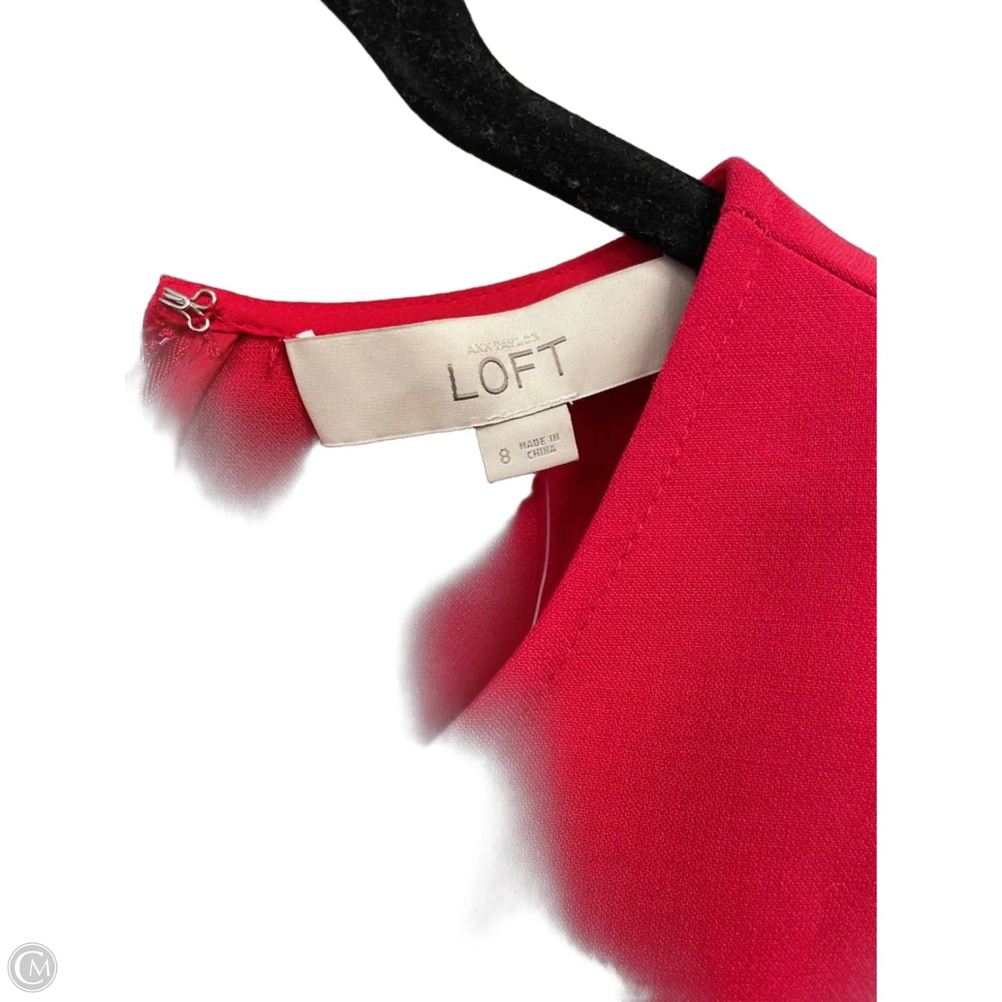 Dress Casual Short By Loft In Red, Size: 8