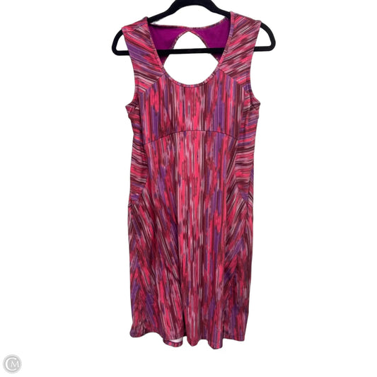Athletic Dress By Prana In Pink & Purple, Size: M