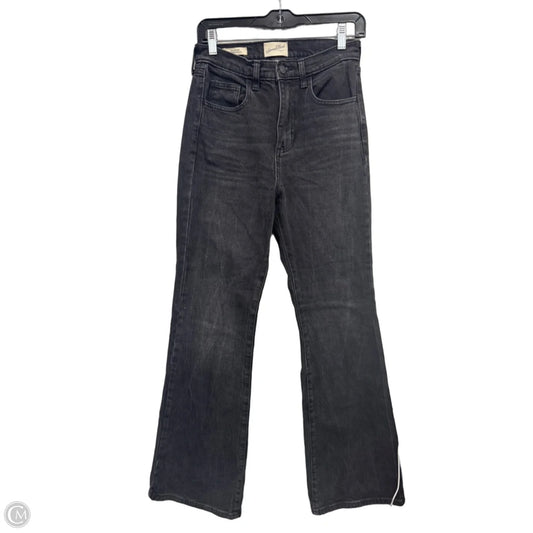 Jeans Flared By Universal Thread In Black Denim, Size: 0
